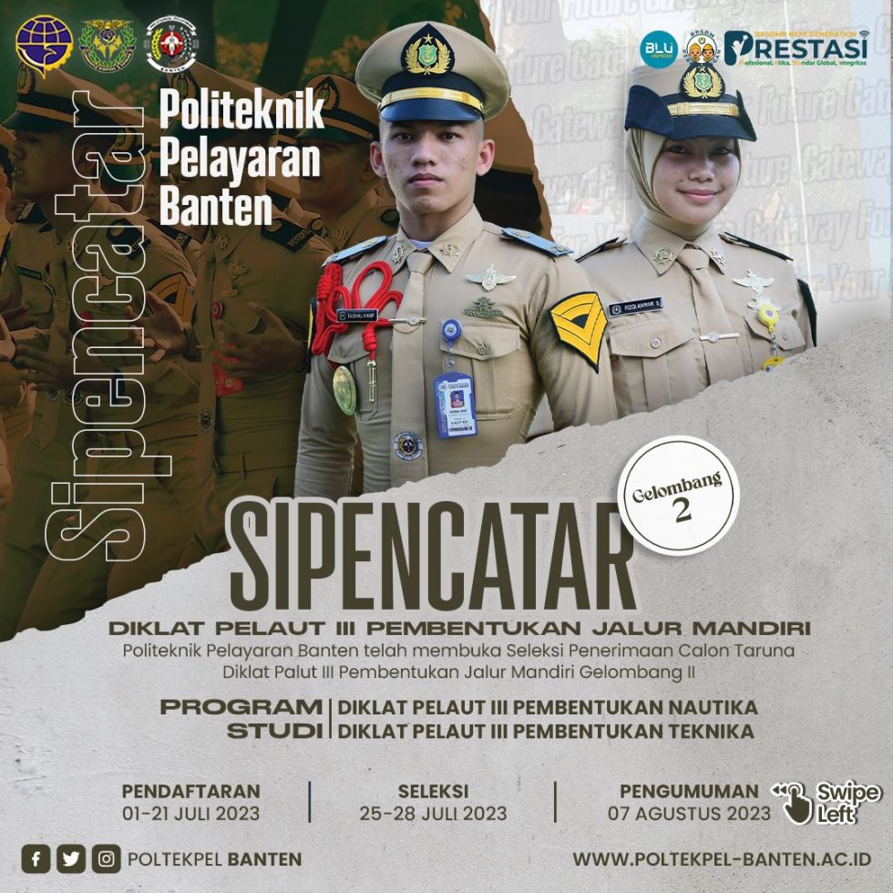 Pengumuman Sipencatar Non Ikatan Dinas Program Diklat Pelaut III ANT