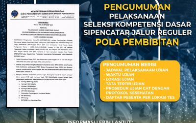 Pengumuman Pelaksanaan Tes SKD Sipencatar Jalur Reguler Pola Pembibitan Tahun Akademik 2021/2022